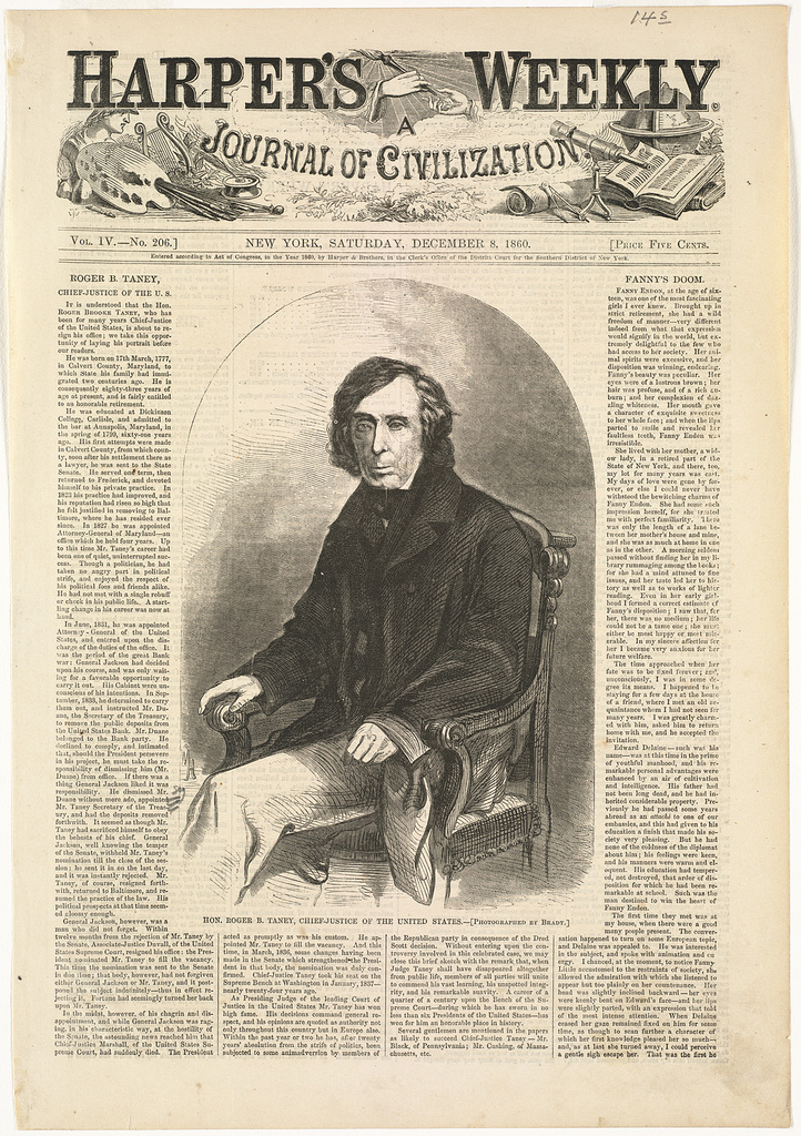 US Supreme Court Justice Taney