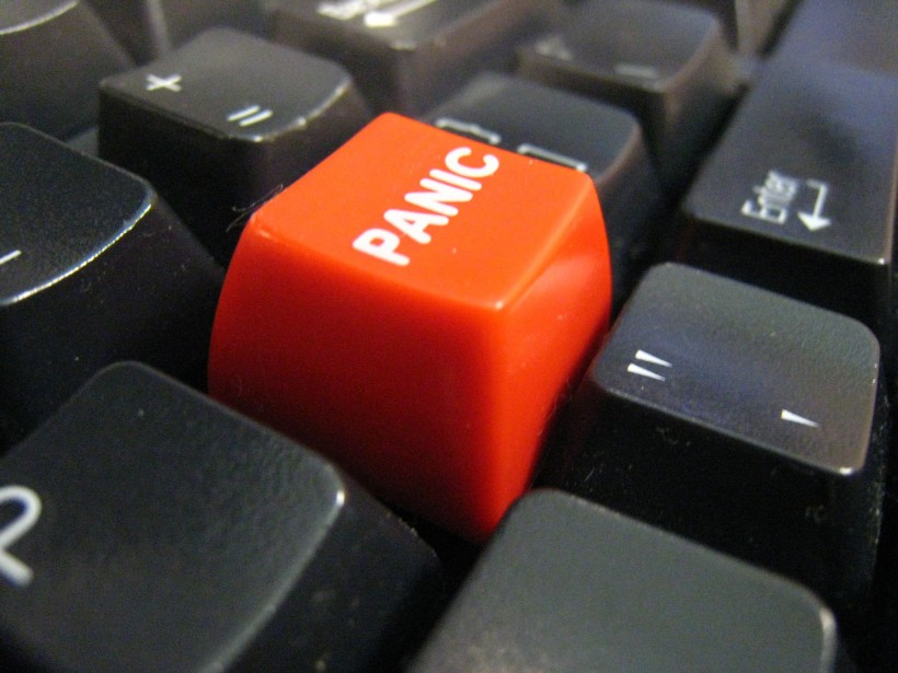 Panic Button by https://secure.flickr.com/photos/johnjoh/